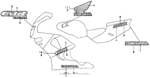CBR900RR Stripe (type2) 96