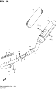 RM-Z450 Muffler comp