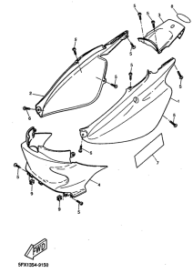 CW50RS Боковые обтекатели