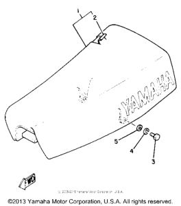 YZ50G Сиденье