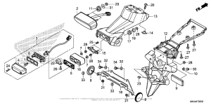 NC700X (DCT) Фонарь