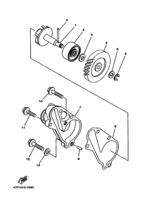 DT230 Водяная помпа