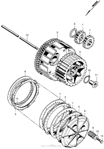 SL350 Сцепление