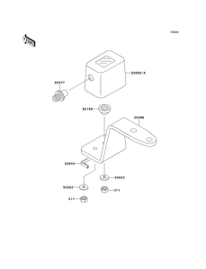 KLX300R Измерительный прибор