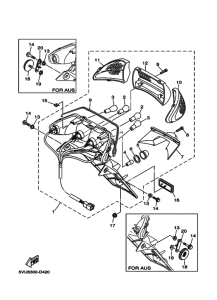 XP500 Taillight unit ass`y