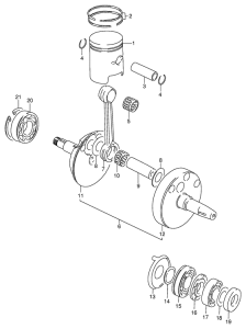 K125 Вал коленчатый