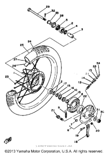 DT100K Переднее колесо