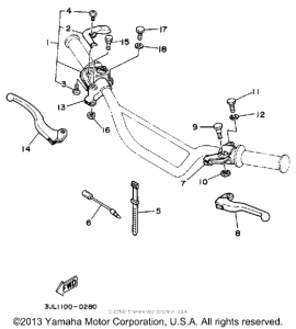 RT100D Handle switch-lever