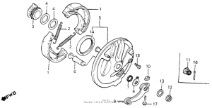 XL80S Передний тормоз