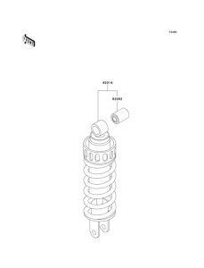 KLE250 Амортизатор