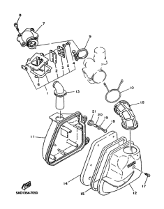YN50R Впускная система