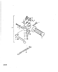 GP125 Left handle switch
