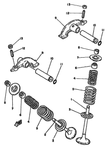 SR250 Клапана