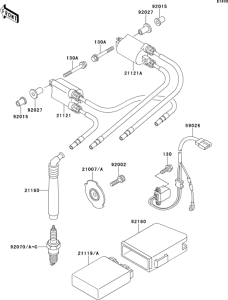ZX750 Катушка зажигания