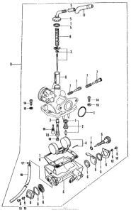 CT70 Карбюратор
