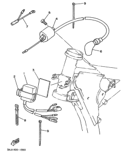 YZ125B Электрика 1