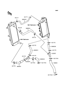  Патрубки охлаждения