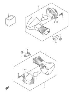 GSX-R600 Поворотники
