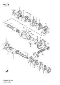 TU250 Трансмиссия