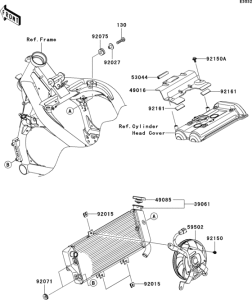 ER650 Радиатор