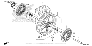 VFR1200F (DCT) Переднее колесо