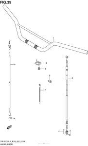  Handlebar (Dr-Z125Ll4 E28)