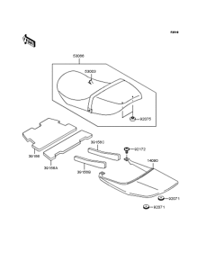 ZR400 Сиденье