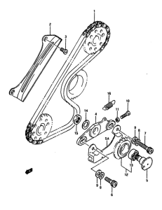 DR650 Balancer chain