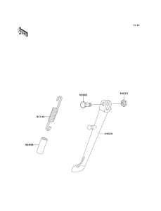 EL250 Подножка