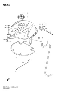 GSX-R600 Tank fuel