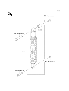 KDX125 Амортизатор