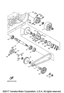 YW125 Сцепление