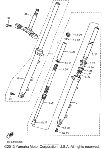 FZR600RG Передняя вилка