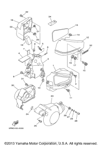 XVS650 Боковые обтекатели