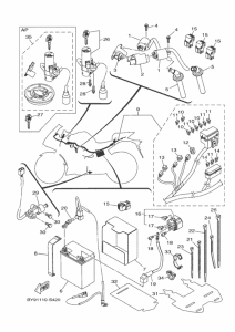 YZF-R3A Электрика 1