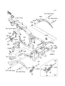 VN2000 Рама ,крепежные детали