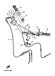 RT180 Рулевой рычаг и кабель