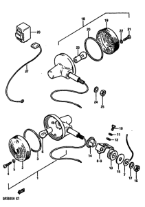DR250 Поворотники
