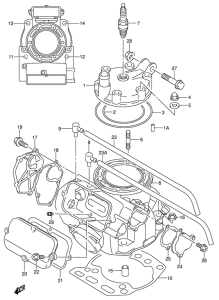 RM250 Цилиндр