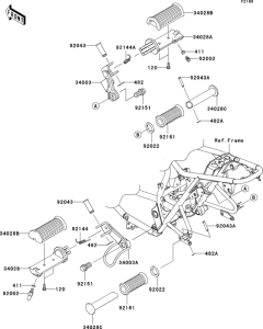 EJ800 Подножки