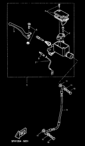 CW50RS Главный тормозной цилиндр