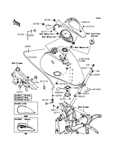 VN900 Топливный бак