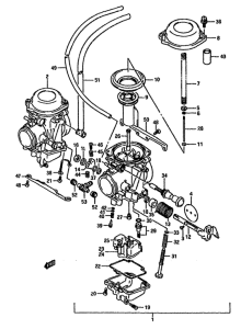 DR750 Carburetor assy