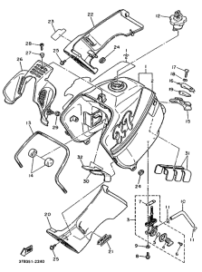 XT600EN (20.0KW Топливный бак