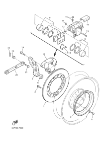 VMX12 Задний тормоз