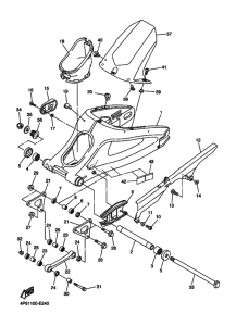 YZF-R6S Задний рычаг и подвеска