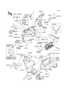 EX250 Обтекатели