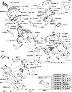 EX650 Cowling(1 / 2)(upper)