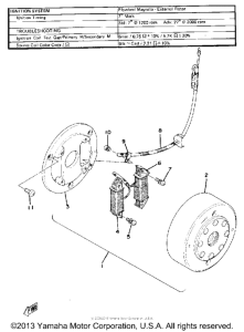 TT500F Flywheel magneto