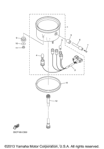 XVS650A Приборы